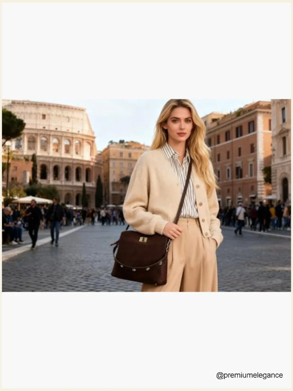 Genuine Leather Suede Hobo Bag Slouchy Handbag Crossbody Shoulder Tote